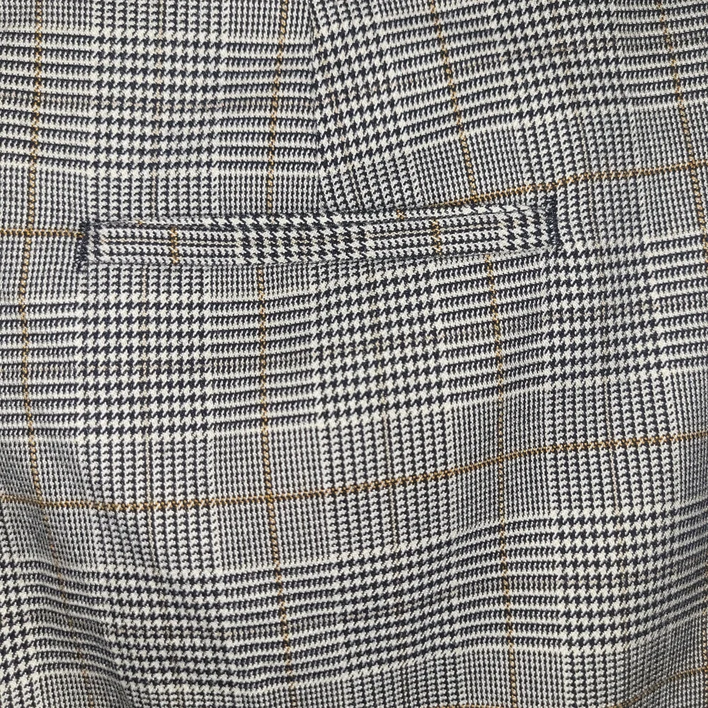 Zara Woman Gray Plaid Tailored Slim Leg Pants Size 6 - Picture 5 of 7